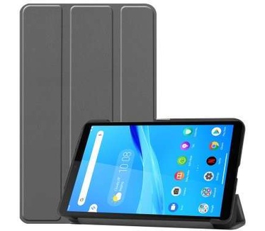 qMust Lenovo Tab M7 Smart Tri-Fold Case - Grijs