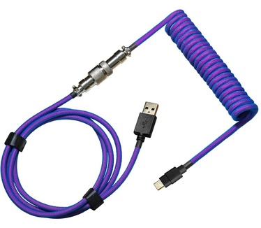 Cooler Master Coiled Cable Blauw, Paars