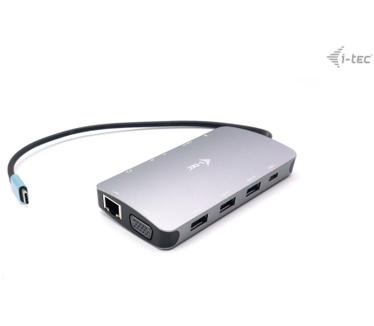 i-tec USB-C Nano Dock HDMI/VGA with LAN + Power Delivery 100 W
