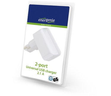 Gembird 2-port universal USB charger
