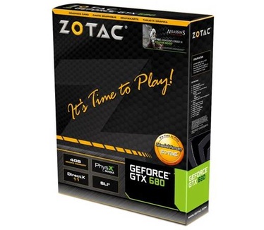 Zotac GeForce GTX 680 4GB (ZT-60106-10P)