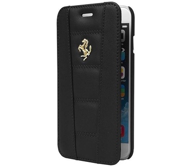 Ferrari Originele Bookcase Hoesje voor de iPhone 6 / 6S - Zwart Zwart