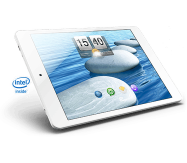 Empire Electronix Empire Electronix 7.85 inch INTEL Z2580 tablet, 1024x768 IPS scherm, 8Gb flash memory, dual cam 2.0+5.0MP, Bluetooth, incl. Bluetooth keyboard (I785D8DC) Wit