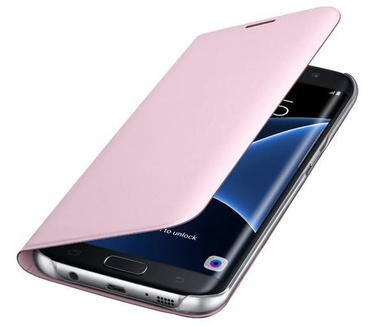 Samsung Flip Wallet voor Galaxy S7 Edge Roze
