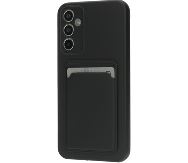 Mobiparts Classic TPU Case with Cardholder Samsung Galaxy A34 4G/5G Matt Black