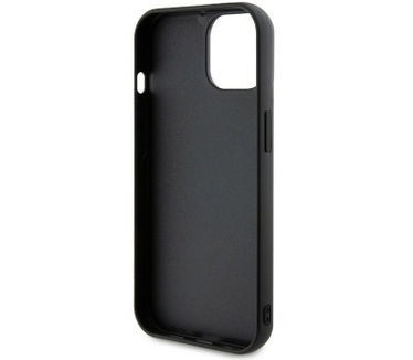 Guess Square Mirror Back Case - Apple iPhone 15 (6.1") - Zwart Zwart