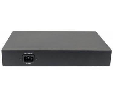 Intellinet 8-Port Gigabit Ethernet PoE+ Web-Managed Switch with 2 SFP Ports, IEEE 802.3at/af Power over Ethernet (PoE+/PoE) Compliant, 140 W, Endspan, Desktop, 19" Rackmount (Euro 2-pin plug)