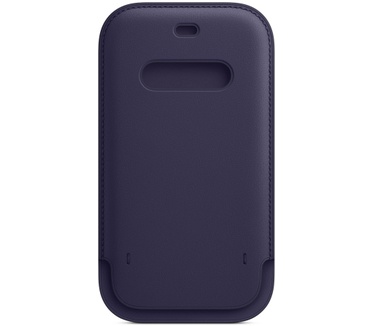 Apple Leren sleeve met MagSafe voor iPhone 12 | iPhone 12 Pro Paars