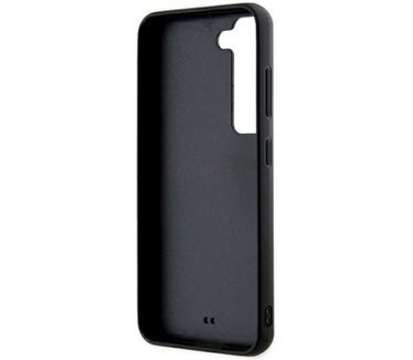 Karl Lagerfeld 3D Glitter Back Case - Samsung Galaxy S23 - Zwart Zwart