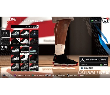 NBA Live 16, Xbox One