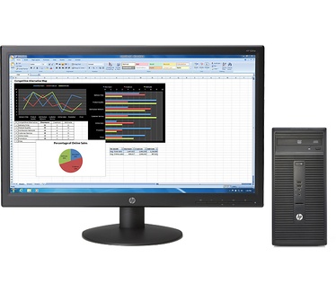 HP DESKTOP BUNDEL (N0D97EA+K0Q34AA) 280MT Intel Pentium C3250 + V241p monitor
