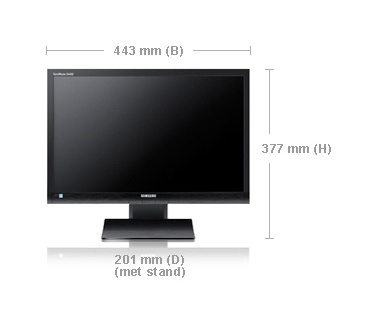 Samsung Syncmaster S19A450MW Zwart