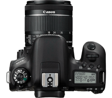 Canon EOS 77D + 18-55mm f/4.0-5.6 IS STM Zwart