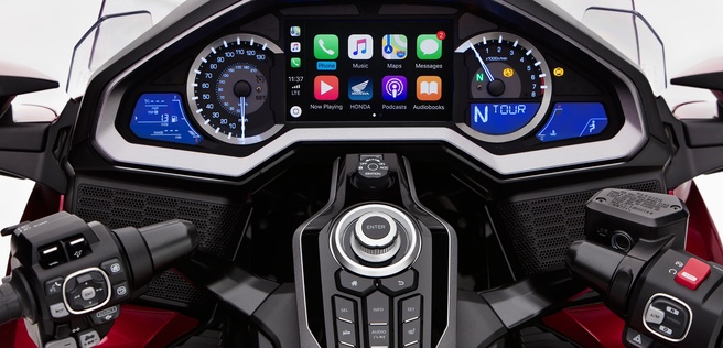 CarPlay op Honda Gold Wing 2018
