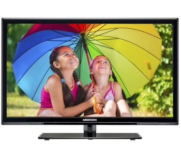 Medion LIFE P12235 23,6" LED TV incl. DVD-speler Zwart