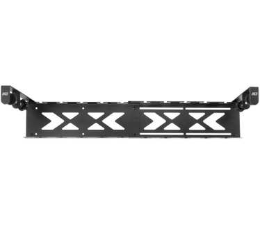 ACT AC8379 Verstelbare kabelgoot voor onder bureau - kabelmanagement Zwart