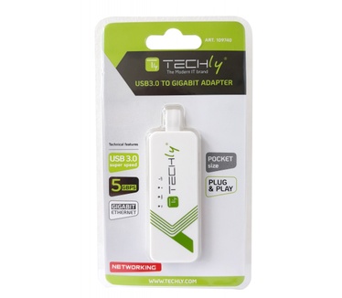 Techly IDATA USB-ETGIGA-3A