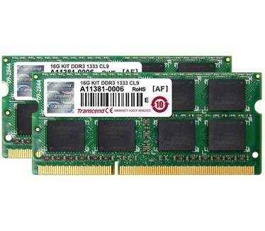 Transcend 16GB DDR3-1333 SO-DIMM