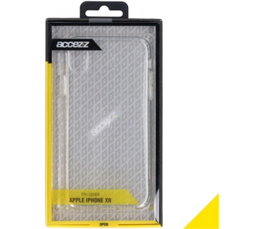 Accezz Clear Backcover iPhone Xr - Transparant