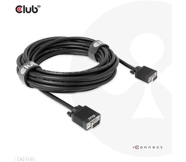 Club 3D VGA Cable Bidirectional M/M 10m/32.8ft 28AWG