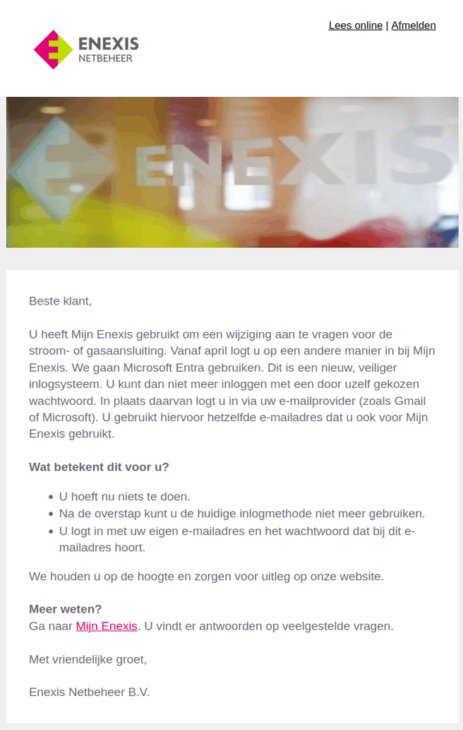 Enexis email