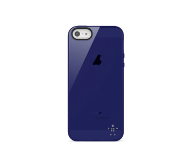 Belkin Belkin Grip Sheer voor iPhone 5, Donkerblauw (Apple)