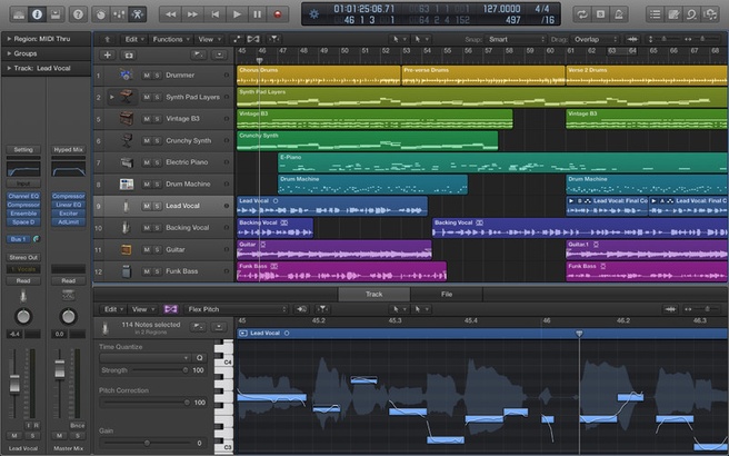 Logic Pro Interface