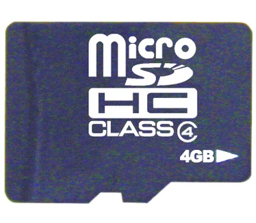 TakeMS 4GB Micro SDHC Card + Adapter