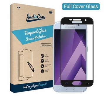 Just in Case Full Cover Tempered Glass Samsung Galaxy A5 (2017) - Black