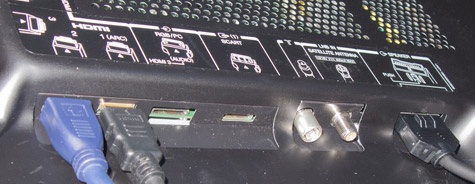 Toshiba Regza 55ZL1 aansluitingen Toshiba Regza 55ZL1 aansluitingen
