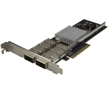 Startech.com 2 port PCI Express 40G QSFP+ Netwerkkaart, Intel XL710 Open QSFP+ Converged Adapter, PCIe 40 Gigabit Ethernet Server NIC, 40GbE Glasvezel LAN Kaart, Dell PowerEdge HPE ProLiant