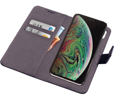 Mobiparts 2 in 1 Premium Wallet Case Apple iPhone XS Max Black