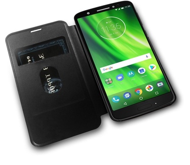 Motorola Moto G6 Flip Cover  Zwart