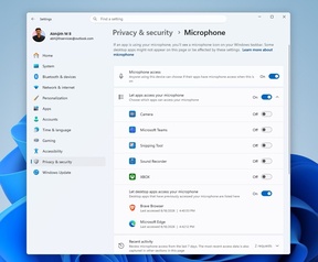 Oude Windows-toestemmingspagina (links) en nieuwe pagina
