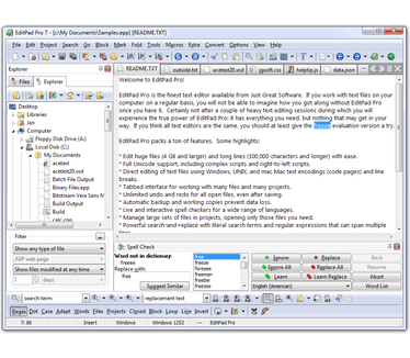 EditPad Pro 7.0.0 screenshot