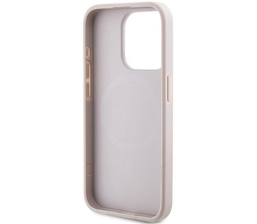 Guess 4G MagSafe Back Case - Apple iPhone 15 Pro Max (6.7") Roze Roze