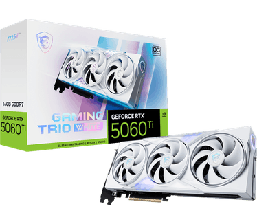 MSI GeForce RTX 5060 Ti 16G GAMING TRIO OC WHITE