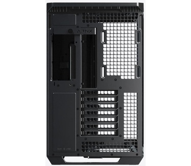 APNX V1 PC-Gehäuse, Midi-Tower, ATX, Tempered Glass - Holz, schwarz