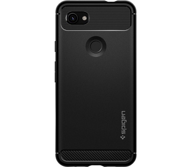 Spigen Rugged Armor (Google Pixel 3a XL) Zwart  Zwart
