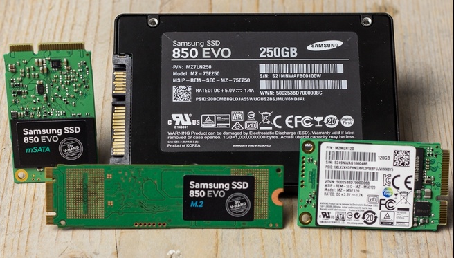 Samsung 850 EVO-varianten