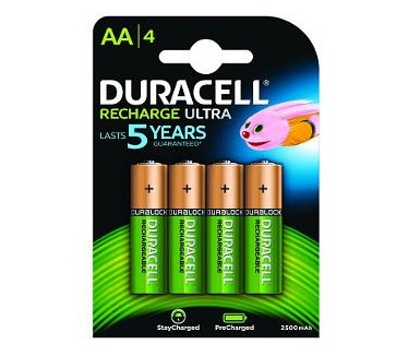 Duracell AA 2400mAh 4 Pack
