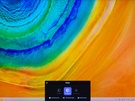Huawei MateView interface en menu-opties