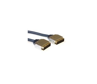 Intronics Gold plated ronde scartkabel