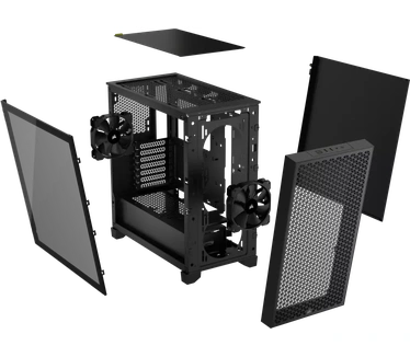 Corsair 3000D Airflow Tempered Glass, Zwart