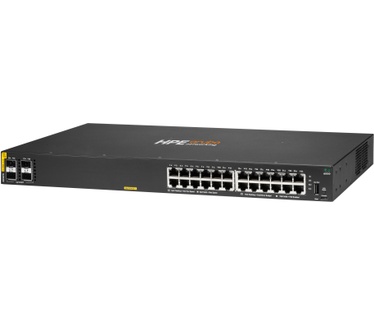 HPE Aruba Networking CX 6000 24p 10M/100M/1G Class4 PoE 4p SFP 1G 370W Switch