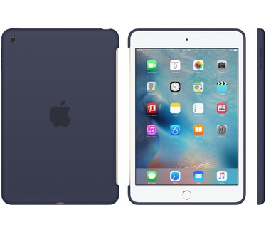 Apple iPad Mini 4 Siliconenhoes Middernachtblauw