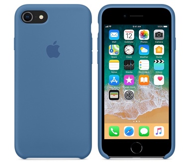 Apple iPhone 8 / 7 Silicone Case - Denim Blue