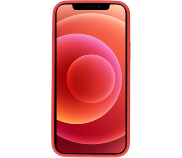 Mobiparts Silicone Cover Apple iPhone 12/12 Pro Scarlet Red