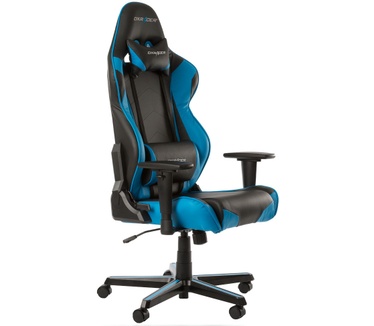 DXRacer DX Racer RACING Gaming Chair Zwart/Blauw