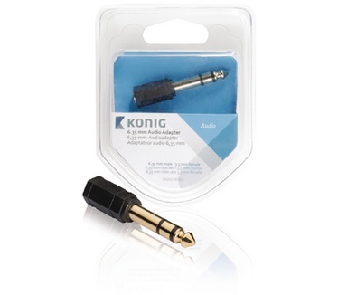 Konig 6.35 mm male/3.5 mm female
